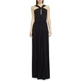 thumbnail image 1 of BCBGMAXAZRIA Carly Cutout Pleated Gown - Black (Small), 1 of 1