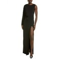 thumbnail image 1 of BCBGMAXAZRIA womens  Asymmetrical Maxi Dress, XXS, Black, 1 of 3