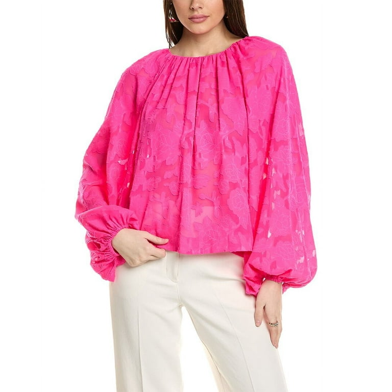 BCBGMAXAZRIA Coral XS shops Long Sleeve Blouse