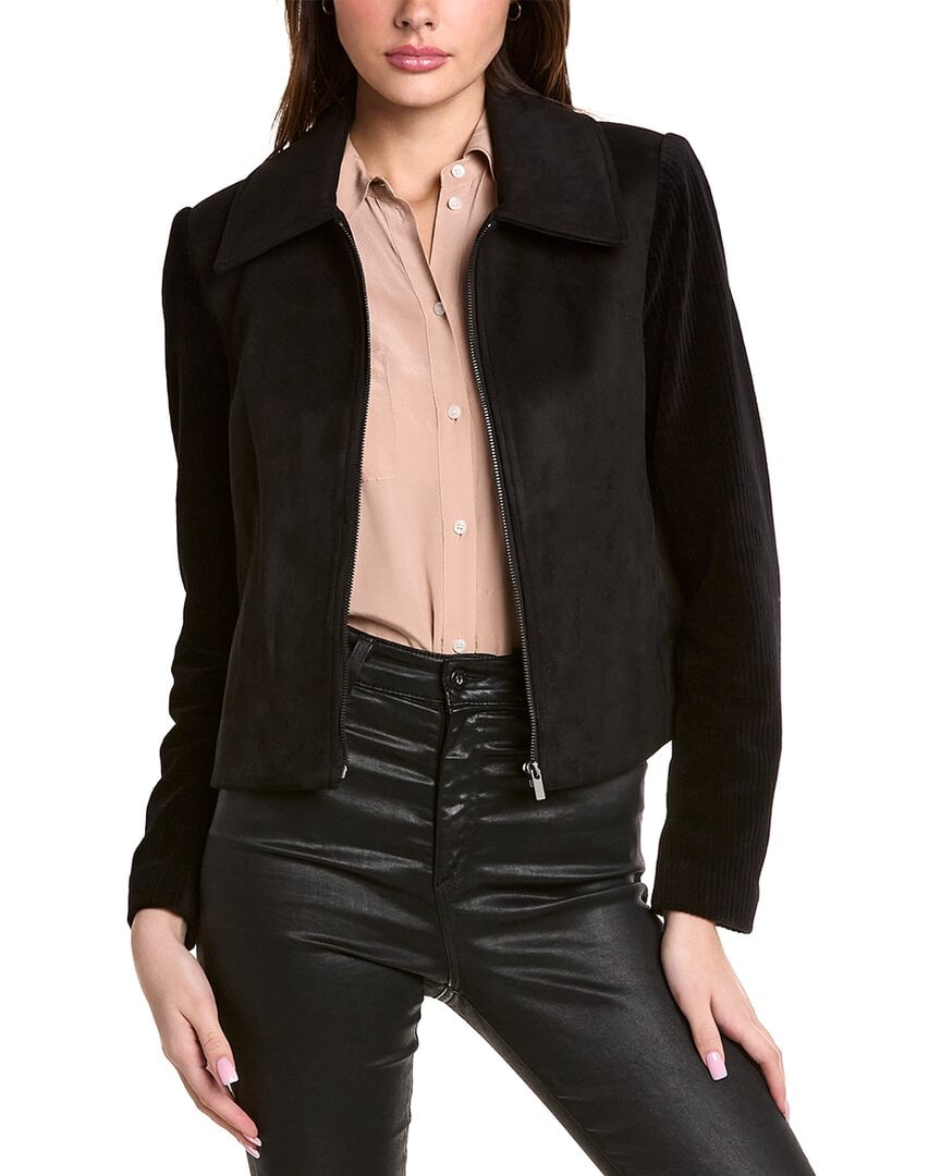 BCBGMAXAZRIA womens Corduroy Sleeve Jacket, xs, Black - Walmart.com