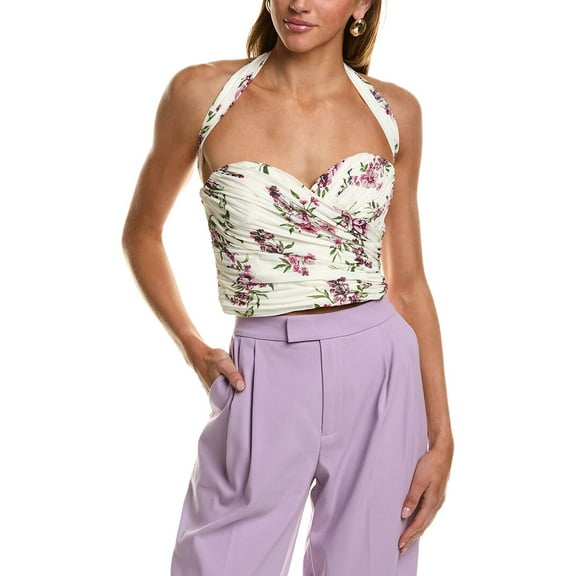 BCBGMAXAZRIA womens  Floral Top, 2