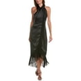 thumbnail image 1 of BCBGMAXAZRIA womens  Fringe Cocktail Dress, 00, Black, 1 of 3