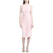 BCBGMAXAZRIA womens Hardware Ruched Midi Dress, 4