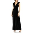thumbnail image 1 of BCBGeneration Women's Ruffle Front Maxi Dress, Black, 6, 1 of 3