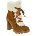 thumbnail image 1 of BCBGeneration Womens Palli Faux Suede Ankle Combat & Lace-up Boots, 1 of 4