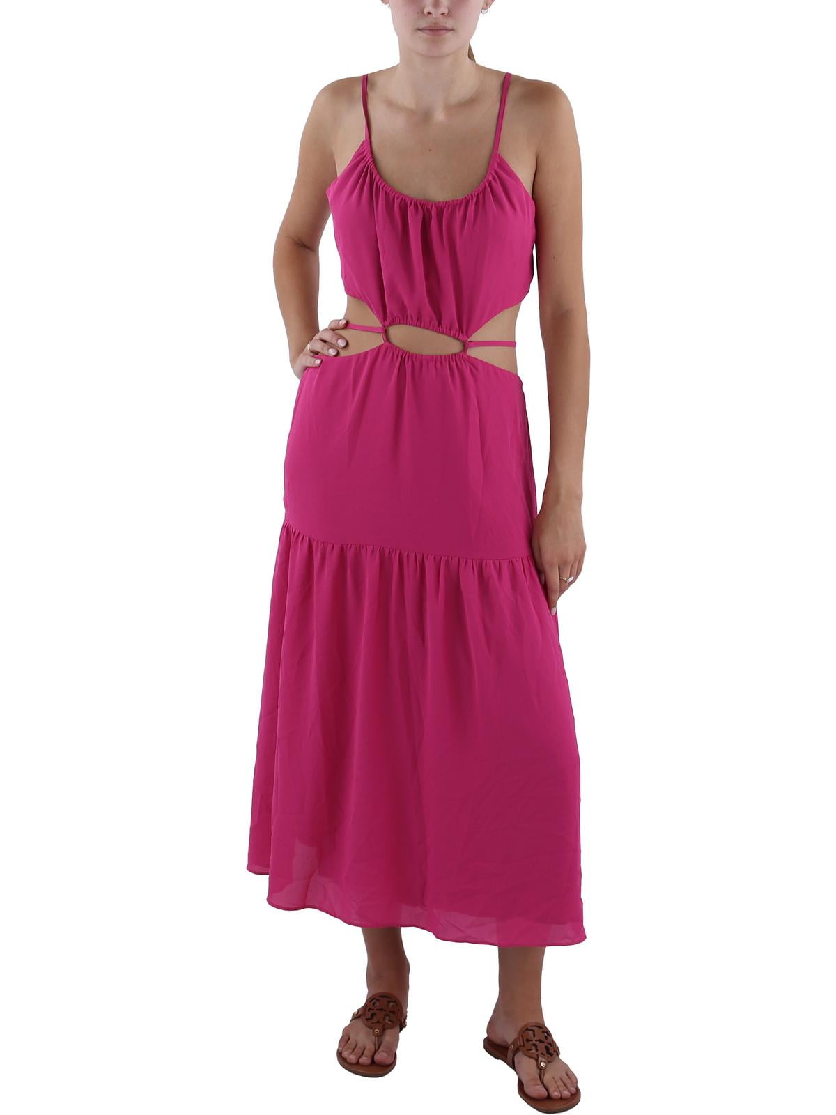 BCBGeneration Womens Cutout Long Maxi Dress Walmart