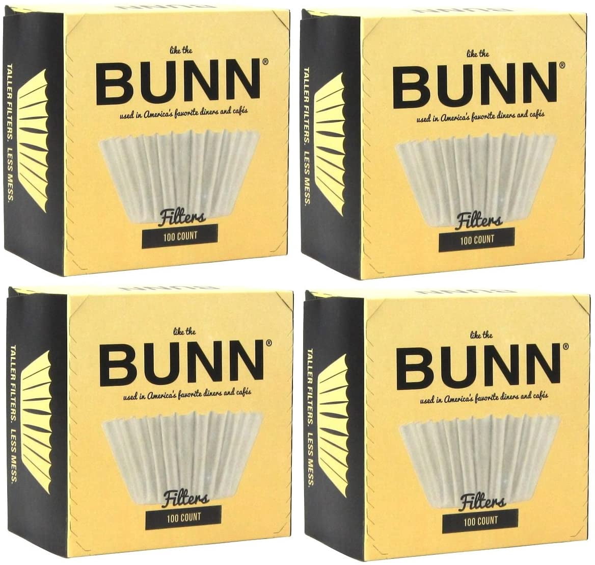 BCF100-B 100-Count Basket Filter (Pack of 4) - Walmart.com