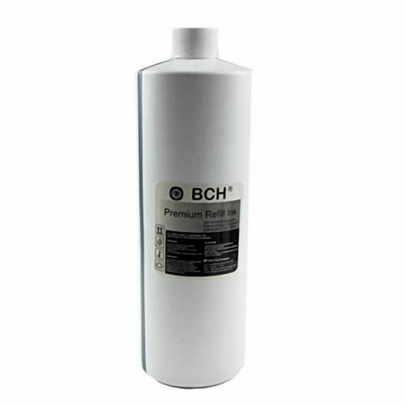 BCH Bulk 1 Liter (1000 ml) Premium Black Dye Ink for All Inkjet Printer Cartridges
