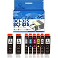 thumbnail image 1 of BCI-325 BCI-326 BCI325 BCI326 Ink Cartridges Compatible for Canon MG5230 5130 6130 8130 IP4830 MX883 Inkjet Printers, Leak-Proof Design Crisp Printing, 1 of 7