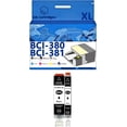 thumbnail image 1 of BCI-380XL BCI380 BCI381 Ink Cartridges Compatible for Canon TS8130 TS8230 TS6130 6230 6330 7330 TR703 Inkjet Printers, Leak-Proof Design Crisp Printing, 1 of 7