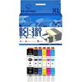 thumbnail image 1 of BCI-380XL BCI380 BCI381 Ink Cartridges Compatible for Canon TS8130 TS8230 TS6130 6230 6330 7330 TR703 Inkjet Printers, Leak-Proof Design Crisp Printing, 1 of 7