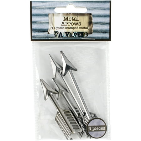 BCI Crafts Salvaged Metal Arrows 4/Pkg-2.5" To 3.5"