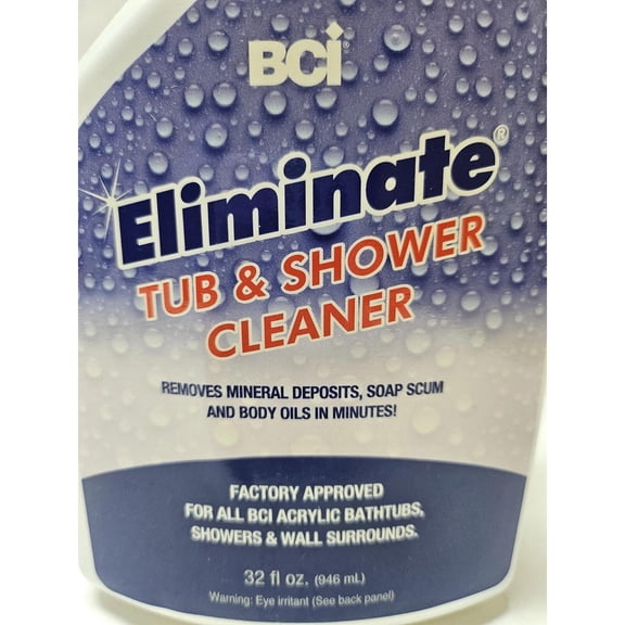 BCI Eliminate for BCI Acrylic Bathtubs, Showers and Surrounds 32oz Cleaner