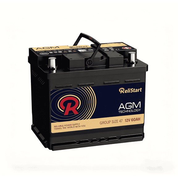 12V 60Ah AGM H5 680CCA 105RC Start-Stop Automotive Replacement Battery