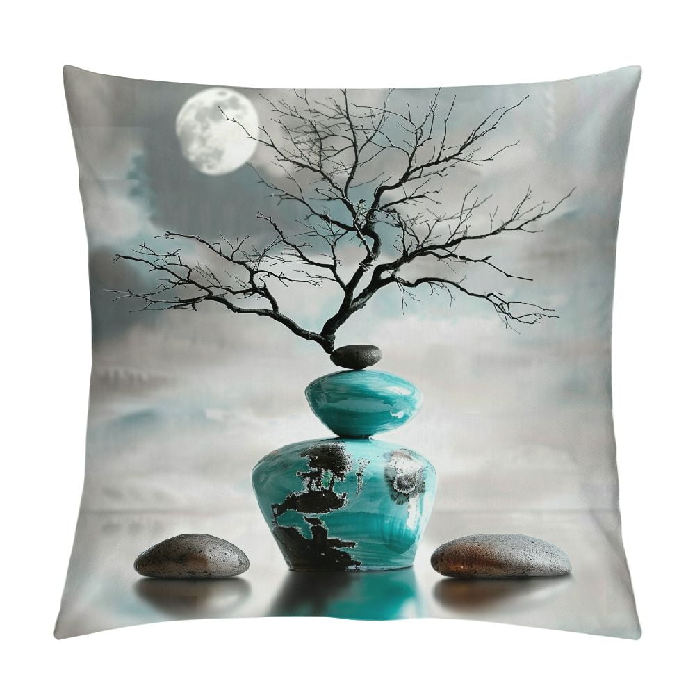 BCIIG Abstract Sculpture Graphic Decorative Cushion Throw Pillow Cover