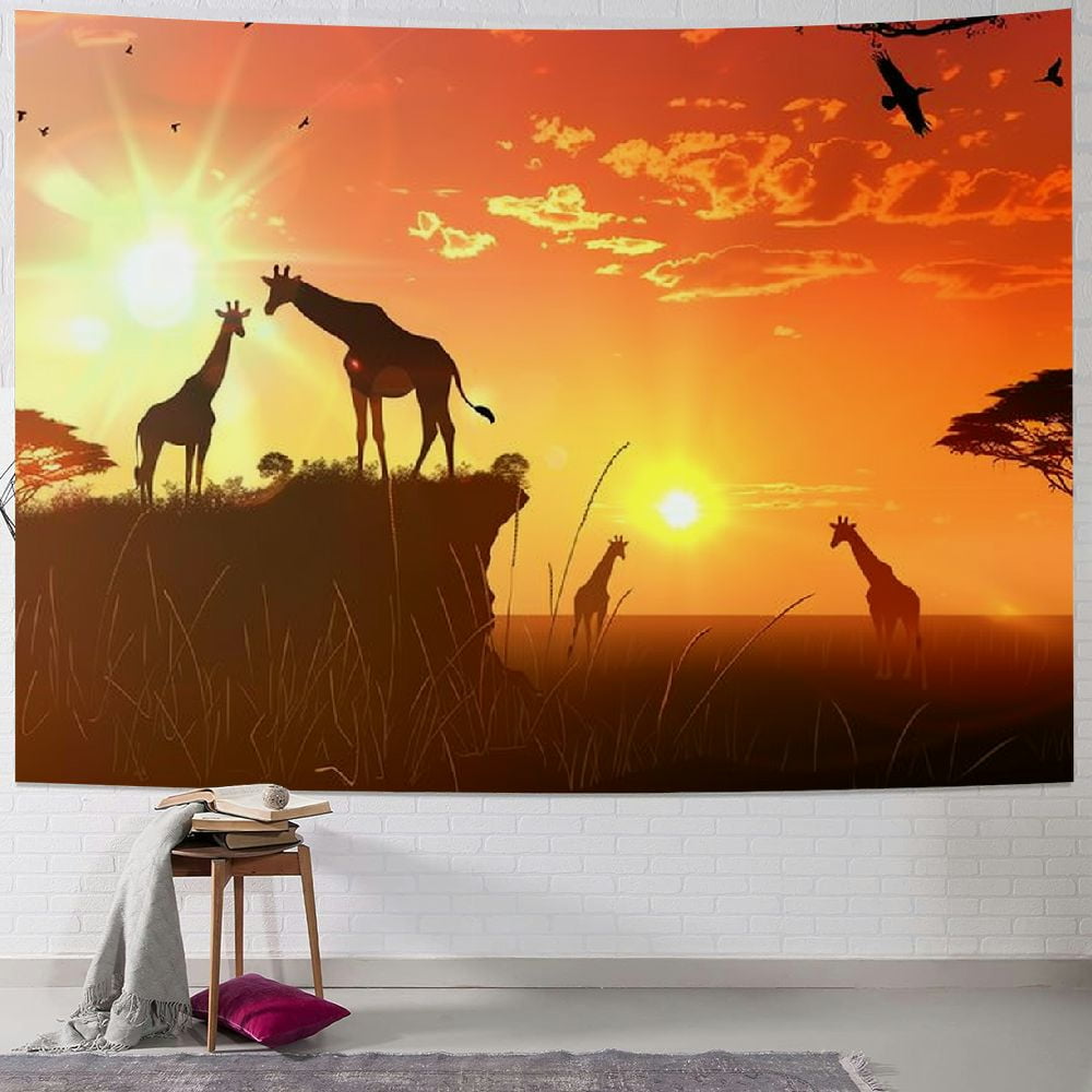 Jungle Animals Birthday Backdrop - 7.2ft Round Tropical Leaves & Safari Theme Photo Booth Background 5 thumbnail image