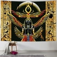 thumbnail image 1 of BCIIG  Ancient Egypt Tapestry Eye of Horus Anubis Egyptian God Tapestriesof Isis Snake Mysterious Hieroglyphic Mural Wall Hanging Flannel Home Decor Wall Blankets, 1 of 6