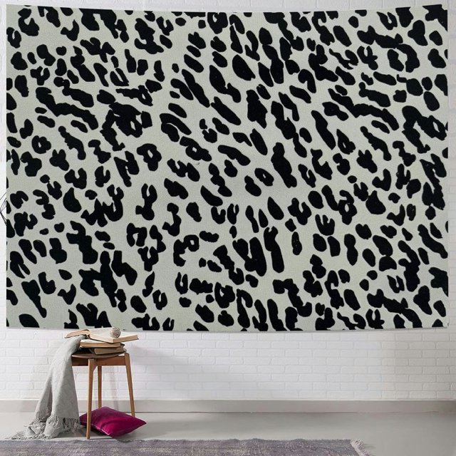 BCIIG Animal Print Black and White Tapestry Wall Hanging Unique Style