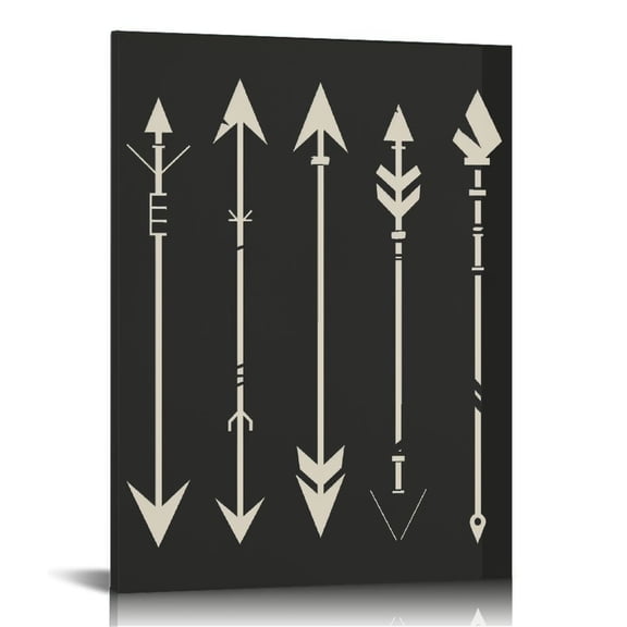 BCIIG Arrow Fine Art Aesthetic Poster & Print Wall Painting for Living Room Bedroom Home Office Decor 16x20 in