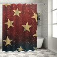 thumbnail image 1 of BCIIG Bathroom Decoration Set with Hooks, Colorful Luxury Graphic Print Polyester Shower Curtain Set, Waterproof Bathroom Decoration Set, Polyester fabric, easy to install, 1 of 7