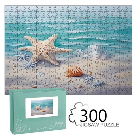 BCIIG Beach Shell Pieces Puzzle for Adults,Challenging Game for Family Indoor Activity,Home Decor Display Piece, Festival Present
