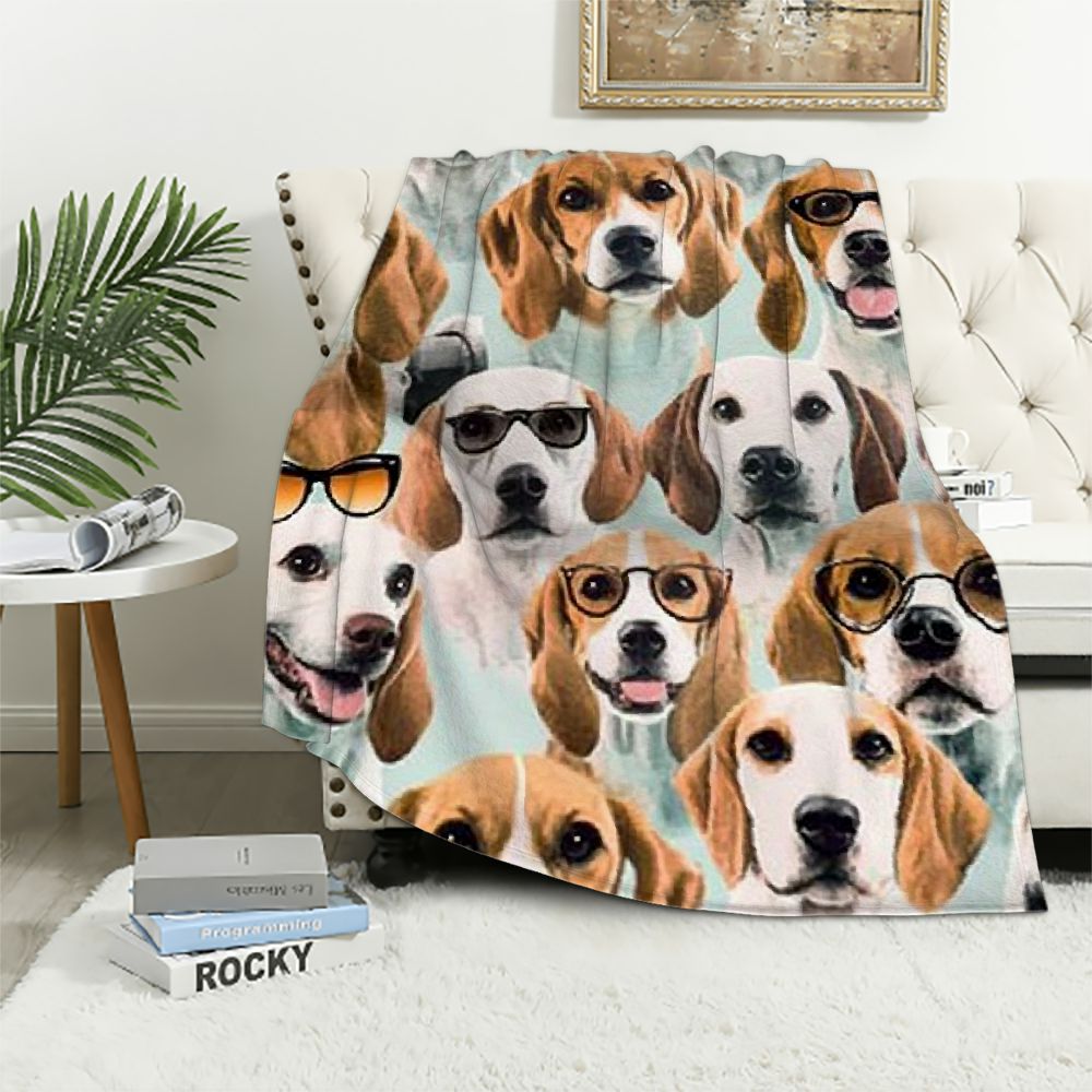 Beagle Nature Charm Quilted Blanket NCU0PT1607