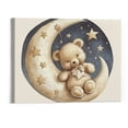 thumbnail image 1 of BCIIG Bear Nursery Wall Art Decor Teddy Bear Canvas Wall Art Baby Boy Nursery Prints Nursery Pictures Wall Decor Moon Star Cloud Neutral Nursery Print for Girls Children Room 20x16in Unframed, 1 of 3