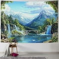 BCIIG Beautiful Nature Jungle Landscape Forest Wallpaper Living Room