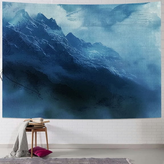 BCIIG Bird Clouds Mountain Tapestry Wall Hanging Unique Style Graphic Tapestries Home Wall Decor Art for Living Room Bedroom Apartment Farmhouse Dorm 40x30inch