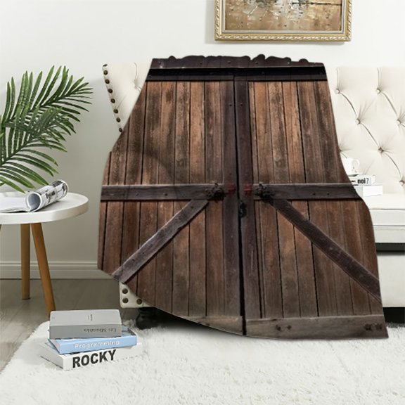 BCIIG Brick Wall Warm Lightweight Blanket Soft Fleece Throw Blanket for Living Rooms Sofa Decor All Seasons Cow Gifts Exquisite Gifts 50x60in