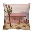BCIIG Cactus Tree Graphic Decorative Cushion Throw Pillow Cover for