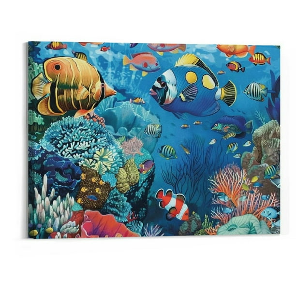 Cartoon Fish Underwater World Decorative Wall Stickers Cartoon Fish Underwater World Decorative Wall Stickers