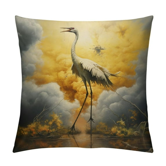 BCIIG Claire Hummel Graphic Decorative Throw Pillow Cover for Home Couch Living Room Bed Sofa Car Bedroom - Short Plush Material - Invisible Zipper Design - Pack of 1 24x24in