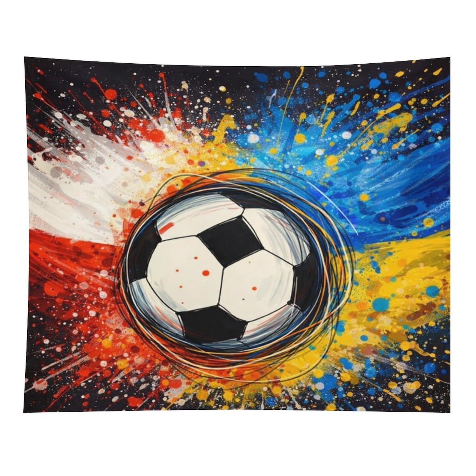 BCIIG Color Explosion Tapestry, Polyester Print Wall Hanging Tapesties ...