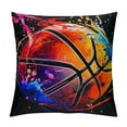 BCIIG Colorful Paint Splatters Graphic Decorative Throw Pillow Cover