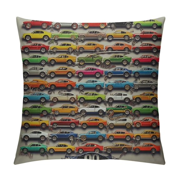 BCIIG Colors Sizes Maximalism Graphic Decorative Throw Pillow Cover for Home Couch Living Room Bed Sofa High-Quality All-Year Pillow Case 1PC 18x18in