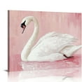 thumbnail image 1 of BCIIG Coquette Canvas Wall Art Decor, Preppy Girl Room Coquette Wall Decor Vintage Flowers Swan Bow Butterfly Painting Coquette Posters for Girl Bedroom College Dorm Decor 20x16in, 1 of 6