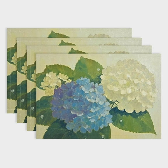 BCIIG Cork Placemats Set of 4, Thick Cork Place Mats for Kitchen and Dining Tables, Easy Clean Table Mats 18x12in