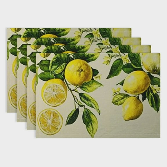 BCIIG Cork Placemats Set of 4, Thick Cork Place Mats for Kitchen and Dining Tables, Easy Clean Table Mats 18x12in