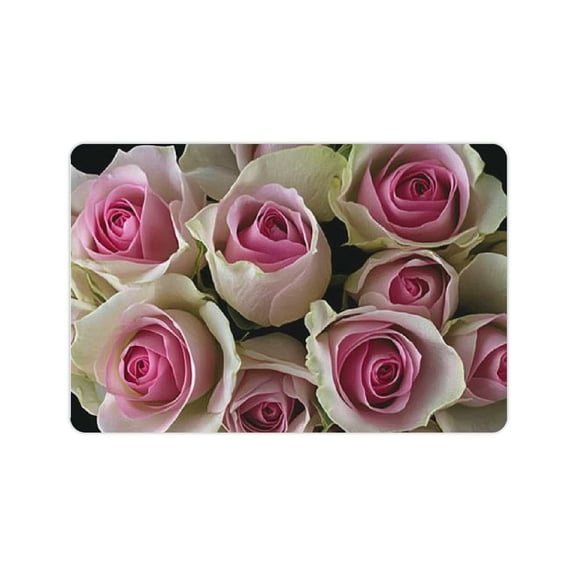 BCIIG Country bathroom floor, forest paint with autumn color leaves autumn time sad season theme art, luxury bathroom decoration mat with non-slip back ... 24x16in