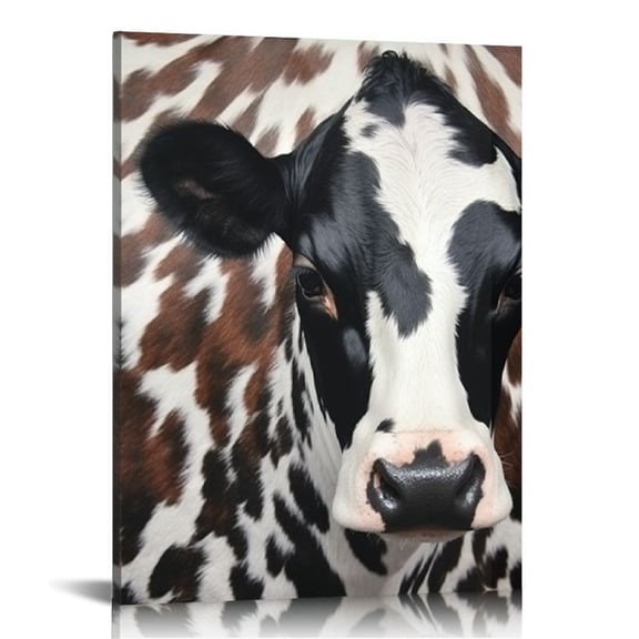 BCIIG Cow Fine Art Aesthetic Poster & Print Wall Painting for Living Room Bedroom Home Office Decor 16x20 in
