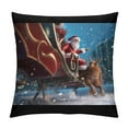 BCIIG Cute Cat Graphic Decorative Throw Pillow Cover for Home Couch