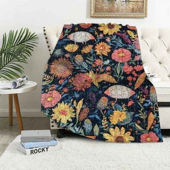 BCIIG Cute Hedgehog Blanket Gifts for Kids Adult Women Adorable Woodland Animal Throw Blankets,Soft Comfy Lightweight for Room Couch Bed Sofa Modern Elegant Decor,Forest Lovers 60x50in 60x80in