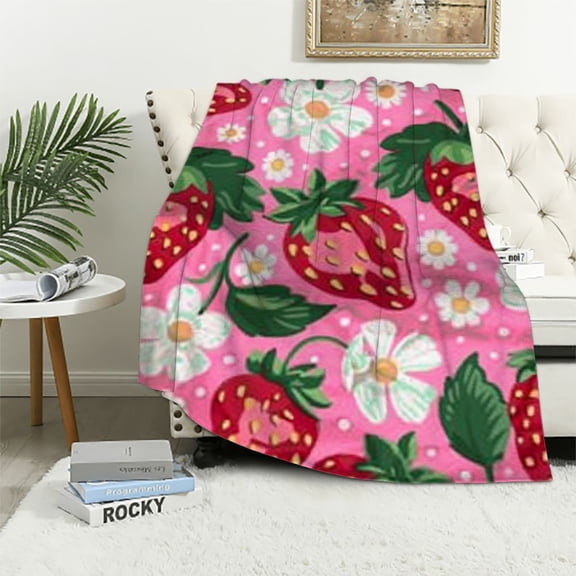 BCIIG Cute Rose Leopard Blanket Throw Blanket Soft Fuzzy Travel Blanket for Bedroom Living Room Couch Office Car All Season Gift for Girls Boys Women Men  40x50in