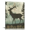 BCIIG Deer Bird Woods Fine Art Aesthetic Canvas Wall Painting Decor for