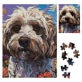 thumbnail image 1 of BCIIG Dog Flowers Sky Wooden Jigsaw Puzzle Vertical Challenging Difficult for Adults Gift for Family Friends 500PCS, 1 of 8
