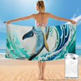 BCIIG Dolphin Ocean Airbrush Painting Quick Dry Towel Graphic Beach