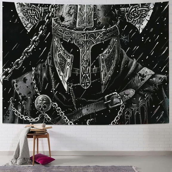 BCIIG Epic Fantasy Character Art Tapestry Wall Hanging Unique Style Graphic Tapestries Home Wall Decor 50x40inch