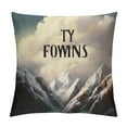 BCIIG Faith Clouds Graphic Decorative Cushion Throw Pillow Cover