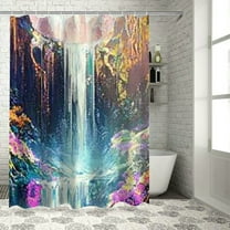 BCIIG Fantasy Art Shower Curtain 100% Polyester With Hooks 36"x72